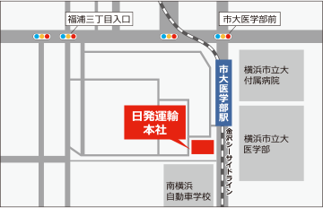 日発運輸本社地図